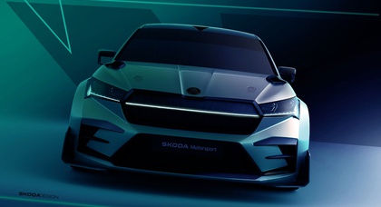 Представлены первые эскизы гоночного электромобиля Škoda Enyaq RS Race Concept