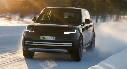 Електричний Range Rover показали на офіційних фотографіях без камуфляжу