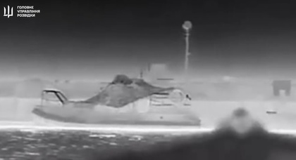 Ukrainian Magura surface drone destroys Russian boat in Crimea